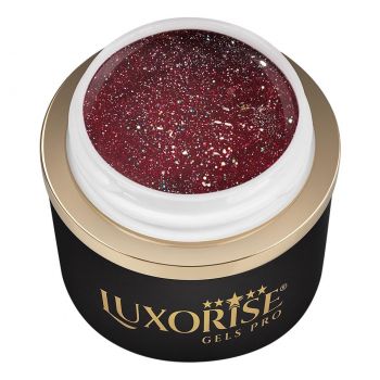 Disco Spider Gel LUXORISE, Burgundy - Clubbing Till Sunrise, 5ml la reducere