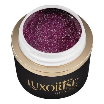 Disco Spider Gel LUXORISE, Plum Purple - Ready to Party, 5ml