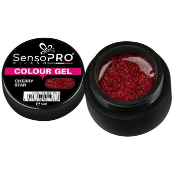 Gel UV Colorat Cherry Star 5ml, SensoPRO Milano