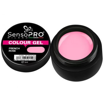 Gel UV Colorat French Rose 5ml, SensoPRO Milano