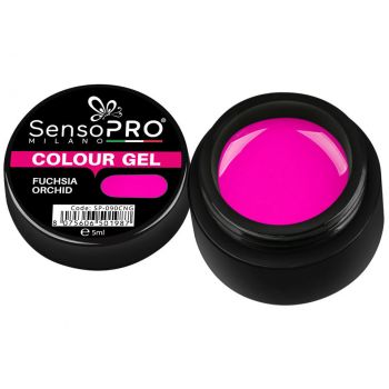 Gel UV Colorat Fuchsia Orchid 5ml, SensoPRO Milano ieftin