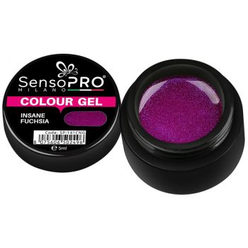 Gel UV Colorat Insane Fuchsia 5ml, SensoPRO Milano ieftin