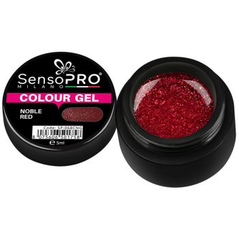 Gel UV Colorat Noble Red 5ml, SensoPRO Milano de firma original