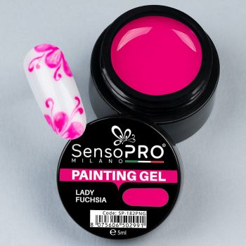 Gel UV Pictura Unghii Lady Fuchsia 5ml, SensoPRO Milano ieftin