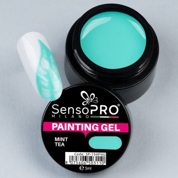 Gel UV Pictura Unghii Mint Tea 5ml, SensoPRO Milano