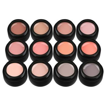 Set 12 Geluri UV Colorate Nude Temptation Collection, SensoPRO Milano la reducere