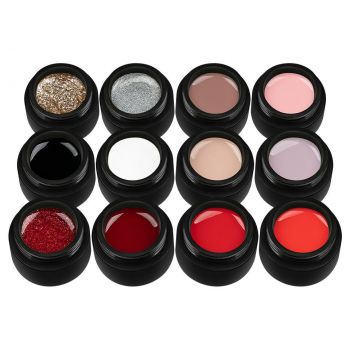 Set 12 Geluri UV Colorate VIP TOP Collection, SensoPRO Milano la reducere