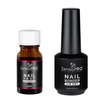 Set Nail Prep Dehydrator + Nail Bonder Primer SensoPRO Milano