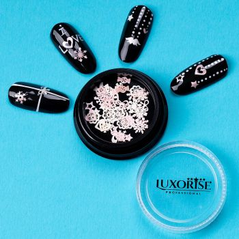 Decoratiuni Unghii LUXORISE, Candy Snowflakes