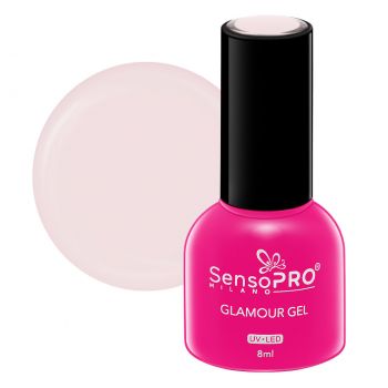 Oja Semipermanenta Glamour Gel SensoPRO Milano 8ml, French Cookies #30