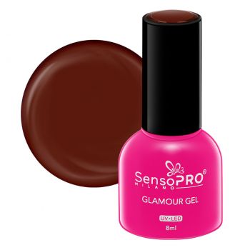 Oja Semipermanenta Glamour Gel SensoPRO Milano 8ml, Sangria Cocktail #04