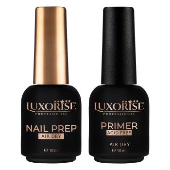 Set Nail Prep & Primer fara Acid, LUXORISE 10ml