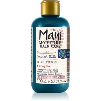 Maui Moisture Nourish & Moisture + Coconut Milk balsam hidratant pentru par uscat