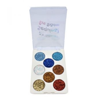 Paleta fard de ochi, Gulflower, Glitter Sequins, 02