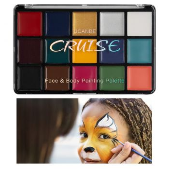 Paleta Machiaj Multicolora UCANBE, Cruise Face&Body Painting Palette