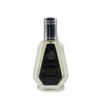 Parfum Smart Black, Fragrance World, apa de parfum 50 ml, barbati