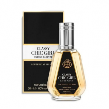 Parfum Classy Chic Girl, Fragrance World, apa de parfum 50 ml, femei - inspirat din Good Girl by Carolina Herrera