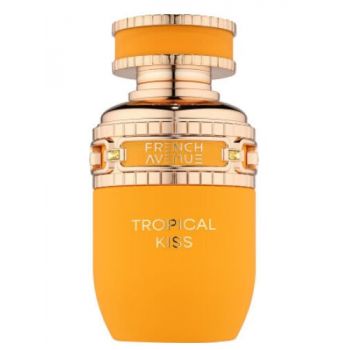 Parfum Tropical Kiss, Fragrance World, apa de parfum 80 ml, femei - inspirat din Soleil de Jeddah by Mango Kiss Stephane Humbert Lucas