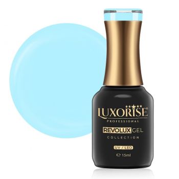 Oja Semipermanenta Revolux LUXORISE, Baby Blue 15ml