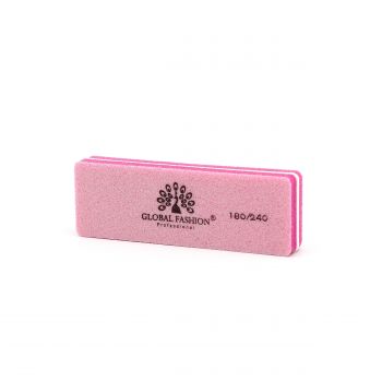 Buffer Unghii, Mini, 180/240 (Pink)