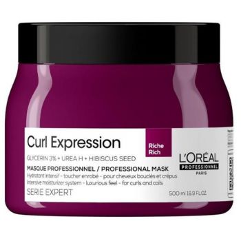 Masca de par - L'oreal Professionnel Curl Expression Hair Rich Mask, 500ml