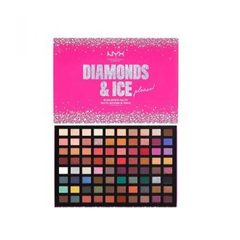 Paleta de farduri, NYX, Diamonds Ice, 80 culori la reducere