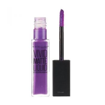 Ruj de buze, Maybelline, Vivid Matte Liquid, 43 Vivid Violet