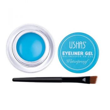 Tus gel colorat, Ushas, Waterproof, Blue, 3.8 g