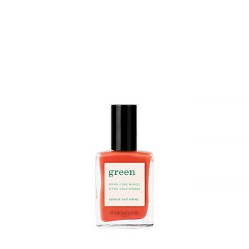 Green natural nail colour - coral reef 15 ml