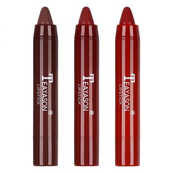 Set 3 Rujuri Mate Teayason Just a Tint Lipstick, Cherry Bright, C ieftin