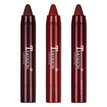 Set 3 Rujuri Mate Teayason Just a Tint Lipstick, Gimme a Strawberry, D