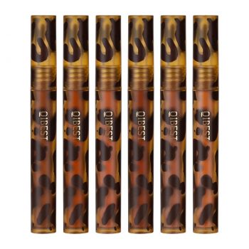 Set 6 Rujuri Lichide Mate Qibest Leopard Print Non-Stick ColorLip Gloss #01 ieftin