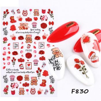 Sticker decor unghii F830