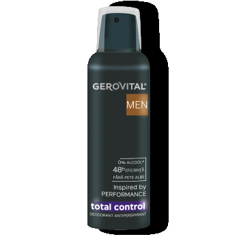 Deodorant Antiperspirant Total Control 150 Ml, Gerovital Men