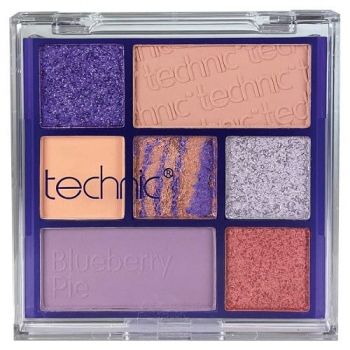 Paleta fard de ochi, Technic , Blueberry Pie, 7 culori