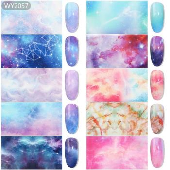 SET 10 FOLII DE TRANSFER GALAXY - WY-2057 - Everin.ro