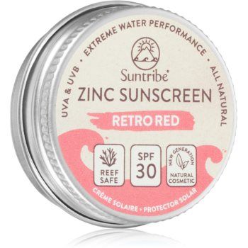 Suntribe Mini Zinc Sunscreen crema de fata cu minerale pentru protectie SPF 50