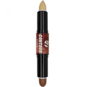 Baton contur si iluminator, W7, Contour Stick, Medium/Deep