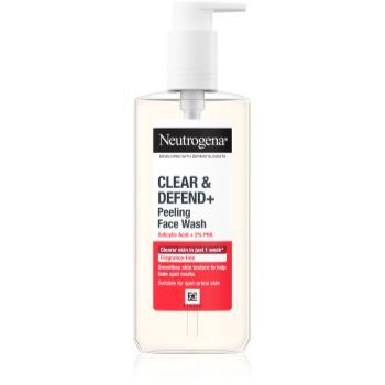 Neutrogena Clear & Defend+ gel de curățare impotriva acneei