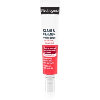 Neutrogena Clear & Defend+ ser facial impotriva acneei