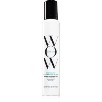 Color WOW Color Control Blue Toning + Styling Foam spuma tonica pentru par saten spre inchis