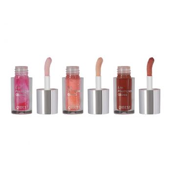 Luciu de buze Qibest Lip Plumper Gloss A, Set 3 buc