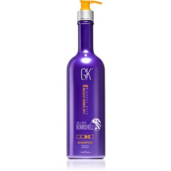 GK Hair Silver Bombshell șampon pentru păr blond neutralizarea subtonurilor de alamă