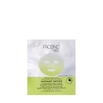 Instant detox cleansing sheet mask-purifying and balancing 20 ml