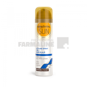 Gerovital Sun Lotiune spray 3 in 1 dupa plaja 150 ml