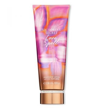 Lotiune de corp parfumata, Victoria's Secret, Love Spell Heat, Juicy Nectarine & Sandalwood, 236 ml