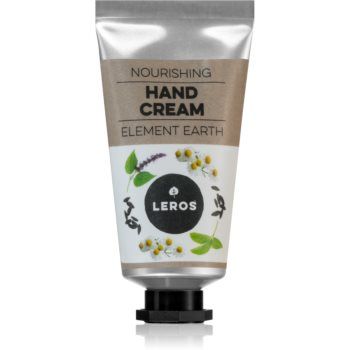 Leros Element Earth patchouli & tonka beans cremă hrănitoare pentru mâini unt de shea