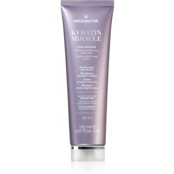 Medavita Keratin Miracle Sleek Hair Mask masca hidratanta pentru netezire