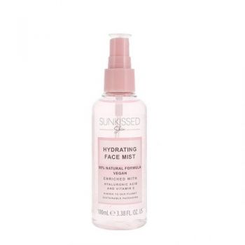 Spray de fata hidratant, Sunkissed Skin, Acid Hyaluronic si Vitamina E, 100 ml