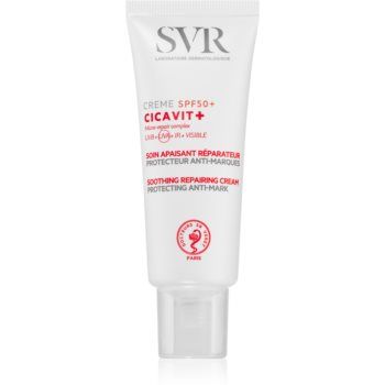 SVR Cicavit+ crema calmanta si regeneratoare cu o protectie UV ridicata